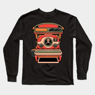 vintage camera tattoo style Long Sleeve T-Shirt